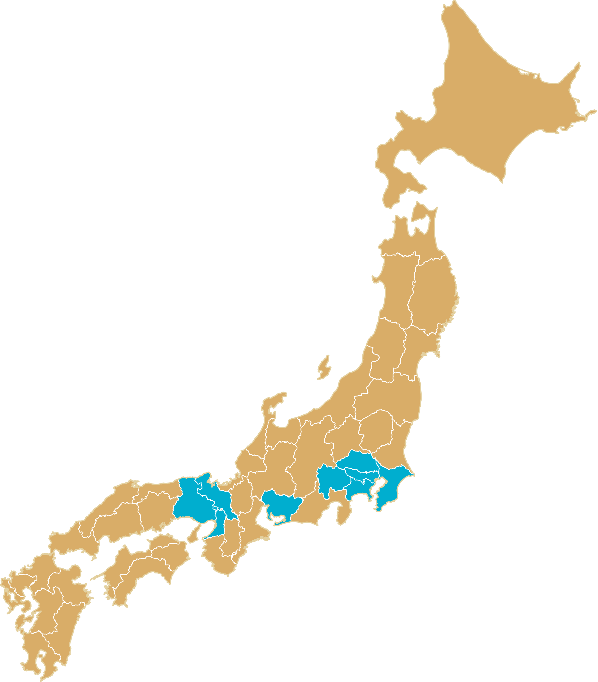 サービス提供エリアマップ